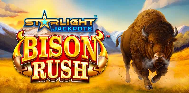 Starlight Jackpots Bison Rush in Featured