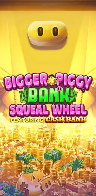 Bigger Piggy Bank Squeal Wheel in Featured
