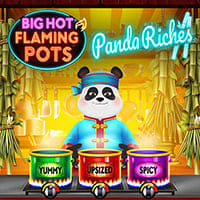 Big Hot Flaming Pots Panda Riches in LatestReleases