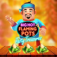 Big Hot Flaming Pots Tasty Treasures in summer_Fun