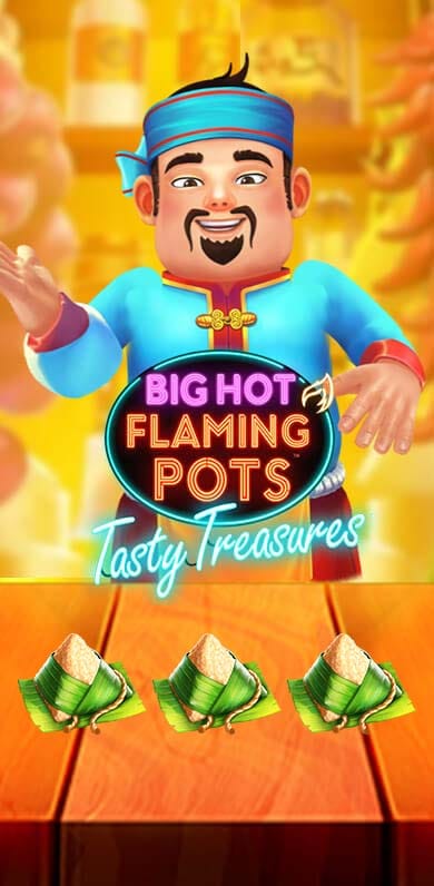 Big Hot Flaming Pots Tasty Treasures in Classics